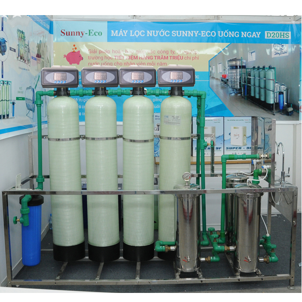 Hệ thống lọc nước uống ngay công suất lớn Sunny-Eco D20HS-4
